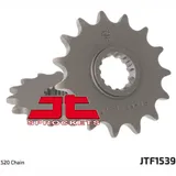 JT SPROCKETS Steel Standard Front Sprocket 1539 - 520 for Kawasaki NINJA250R, NINJA300, NINJA400