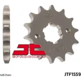 JT SPROCKETS Steel Standard Front Sprocket 1559 - 428 for Yamaha TW125, YBR125