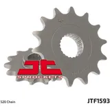 JT SPROCKETS Steel Standard Front Sprocket 1593 - 520 for Yamaha YFM250RAPTOR