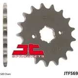 JT SPROCKETS Steel Standard Front Sprocket 569 - 520 for Yamaha DT400, IT250, RD250 Kawasaki KDX200, KDX220, KDX250