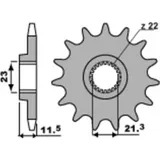 PBR Steel Standard Front Sprocket 2051 - 520