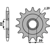 PBR Standard Stahlritzel vorne 2103 - 520 für Yamaha, Fantic, für: Gas Gas