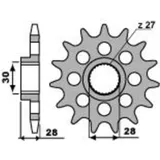 PBR Standard Stahlritzel vorne 2148 - 525 für Aprilia MANA850