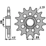PBR Standard Stahlritzel vorne 2249 - 525 für Ducati PANIGALE1199, PANIGALE1299, STREETFIGHTERV4