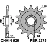 PBR Standard Stahlritzel vorne 2275 - 520 für Sherco 125SC, 125SE-R, 250SCF 2275.14.18NC