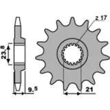 PBR Steel Standard Front Sprocket 342 - 520 for Honda CR250R, CR500R, CRF450L HM CRE250, CRE-F450R