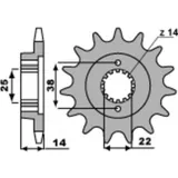 PBR Standard Stahlritzel vorne 497 - 530 für Cagiva, Ducati, Suzuki