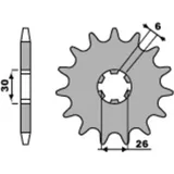 PBR Standard Stahlriztel vorne 568 - 530 für Yamaha XS650