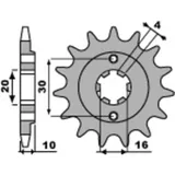 PBR Steel Standard Front Sprocket 720 - 520 for Cagiva FRECCIA125, MITO125, N1125 720.14.18NC