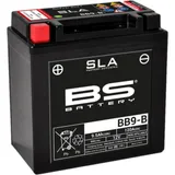 BS BATTERY SLA Battery Maintenance Free Factory Activated - BB9-B for Gilera, Aprilia, Piaggio