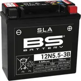 BS BATTERY SLA Wartungsfreie Batterie Werkseitig aktiviert - 12N5.5-3B für Gilera, Aprilia, Yamaha