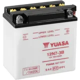 YUASA Konventionelle Batterie ohne Säurepack - 12N7-3B für Yamaha, Cagiva, MBK