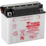 YUASA Konventionelle Batterie ohne Säurepack - Y50-N18A-A für Suzuki LT250QUADRACER