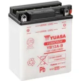YUASA Konventionelle Batterie ohne Säurepack - YB12A-B für Honda CB350, CB450, CB450SCNIGHTHAWK