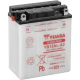 YUASA Konventionelle Batterie ohne Säurepack - YB12AL-A2 für Yamaha, Peugeot, Aprilia
