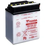 YUASA Konventionelle Batterie ohne Säurepack - YB14A-A2 für Polaris, Kawasaki, Suzuki YUASA Konventionelle Batterie ohne Säurepack - YB14A-A2 für Polaris, Kawasaki, Suzuki