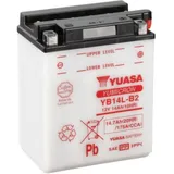 YUASA Battery Conventional without Acid Pack - YB14L-B2 for Kawasaki, Suzuki, Triumph