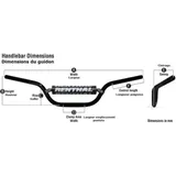 RENTHAL ATV 7/8" 677 Spezieller Quad Lenker 677-01-SI-03-219