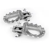 S3 Hard Rock Footrests Aluminium Silver for Beta, for: Gas Gas, Sherco
