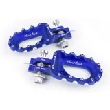 S3 Hard Rock Fußrasten Aluminium blau für Beta, für: Gas Gas, Sherco