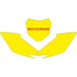 BLACKBIRD Plate Stickers Red for: Honda CRF250R/450R for CRF250R, CRF450R