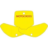 STARTNUMMERNFELDER GELB SchwarzBIRD für KTM 125EXC, 200EXC, 250EXC