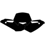 BLACKBIRD Plate Stickers Black for: Husqvarna WR250/300 for Husqvarna WR300 BLACKBIRD Plate Stickers Black for: Husqvarna WR250/300 for Husqvarna WR300