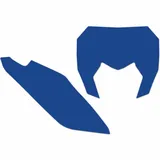 BLACKBIRD Startnummern-Untergründe blau für: Sherco SE/SE-F für 125SE-R, 250SEF-R, 250SE-R