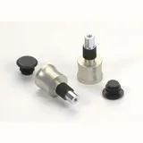 LSL Handlebar Caps 14 For Aluminium Grips In Silver