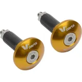 V-PARTS Bar End Ø12-18mm Gold
