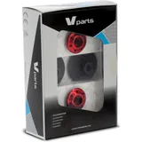 V-PARTS Ständeraufnahmen M10x1,25mm rot