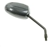 V PARTS F1 Oval Right Left Thread Mirror Universal M10/125 - Carbon (1pc)