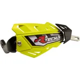 Durchgehende Handschützer RACETECH F LX neongelb mit Alu-Verstärkung