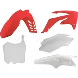 RACETECH Plastic Kit OEM Color Red/White for: Honda CRF250R/450R for CRF250R, CRF450R