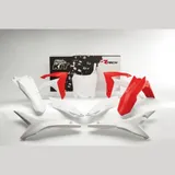 Kunststoff-Kit Racetech Originalfarbe rot/weiß für: Honda CRF250/450R für CRF250R, CRF450R R-KITCRF-OEM-517