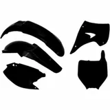 RACETECH Plastics Kit Black for: Kawasaki KX125/250 for KX250