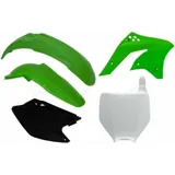 Kunststoff-Kit Racetech Originalfarbe 2008 grün/weiß für Kawasaki KX-F250 KX250F Kunststoff-Kit Racetech Originalfarbe 2008 grün/weiß für Kawasaki KX-F250 KX250F