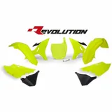 RACETECH Revolution Plastics Kit without Gas Tank Yellow/Black for: Yamaha for YZ250 RACETECH Revolution Plastics Kit without Gas Tank Yellow/Black for: Yamaha for YZ250