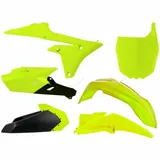 RACETECH Plastic Kit Neon Yellow/Black for: Yamaha YZ250F/450F for YZ450F