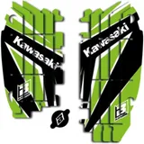 BLACKBIRD Dream Graphic 4 Kühlerlamellen Grafik-Kit für Kawasaki KXF BLACKBIRD Dream Graphic 4 Kühlerlamellen Grafik-Kit für Kawasaki KXF