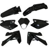 V PARTS Plastics Kit OEM Type Black for: Beta RR for Rieju MRT50