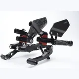 GILLES VCR38GT Adjustable Rearset Black for: Ducati Panigale 899/1199 for PANIGALE1199, PANIGALE1299, PANIGALE899