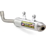 PRO CIRCUIT 304 Schalldämpfer Aluminium gebürstet/Endkappe Edelstahl für Kawasaki KX 125 SK92125-304