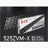 D.I.D 525ZVM-X X-Ring Drive Chain 525 für Honda, Ducati, Triumph