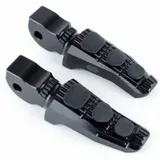 GILLES TOOLING Touring Beifahrer-Fußrasten Schwarz für Aprilia RSV1000, RSV4, RSV41100ABS