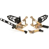 GILLES TOOLING MUE2 Adjustable Rearset Gold for: Yamaha MT-10