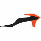 RACETECH Radiator Covers Black/Orange for: KTM for 125SX, 150SX, 250SX