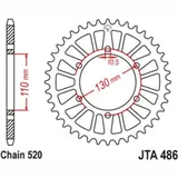 JT SPROCKETS Aluminium Ultraleichtes selbstreinigendes Kettenrad 486-520 für Kawasaki NINJA250R