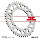JT SPROCKETS Aluminium Ultra-Light Self-Cleaning Rear Sprocket 822 - 520 for Husqvarna, for: Gas Gas, Beta JTA822.53BLK