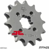 JT SPROCKETS Front Sprocket 13 Teeth Steel Standard 428 Pitch Type 1425 for Suzuki GP100, GP125, GSX-R125 Yamaha TZR250